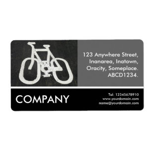 Etiqueta Foto de negocios - carril para bicicletas