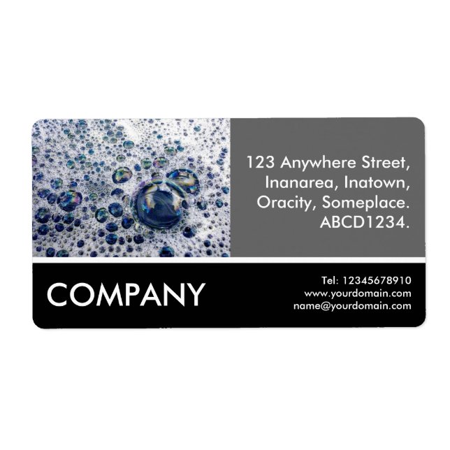 Etiqueta Foto de negocios - Jabón Suds (Frente)