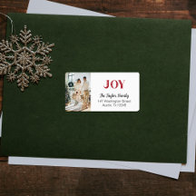 Foto personalizado Navidades de invierno Alegría d