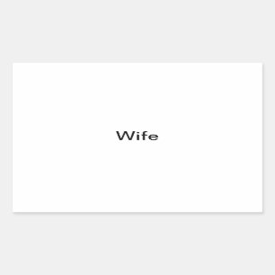 Etiqueta fotográfica "Esposa"