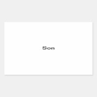 Etiqueta fotográfica "Son"