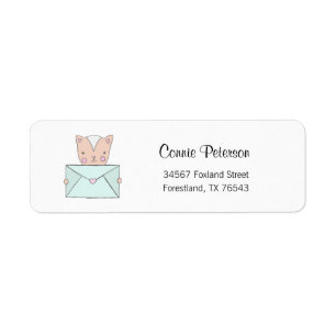 Etiqueta Fox Address Labels, Animal Address Stickers