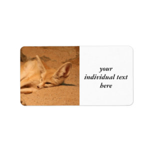 Etiqueta Fox de Fennec