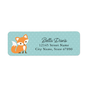 Etiqueta Fox Return Address Labels