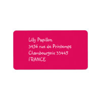 frambuesa de color sólido