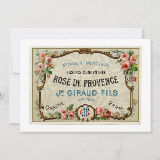 Etiqueta francesa vintage