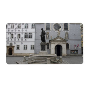 Etiqueta Franziskanerplatz Viena Austria