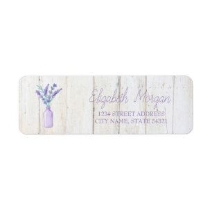 Etiqueta Frasco de Mason con textura de madera de acuarela 
