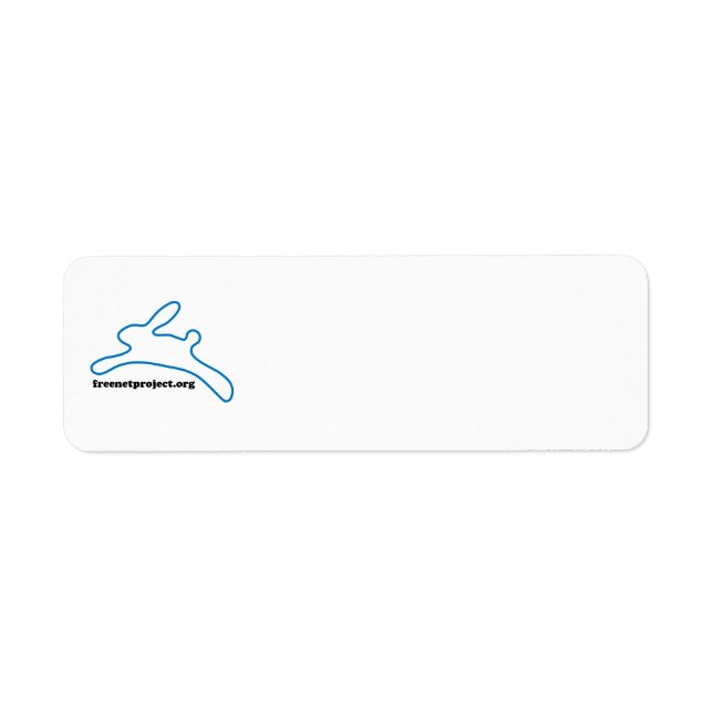 Etiqueta Freenet Bunny (Frente)