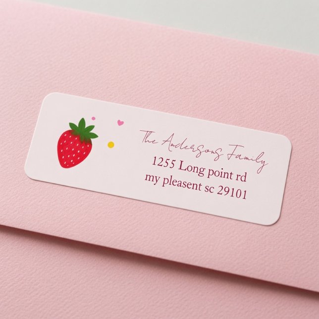 Etiqueta Fresa Dulce Rosa (Subido por el creador)