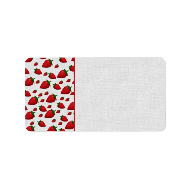 Etiqueta Fresas (Frente)