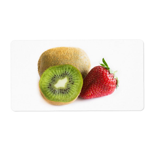 Etiqueta Fresas y kiwi (Frente)