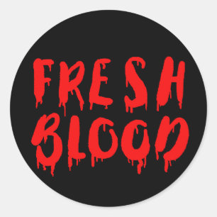 Etiqueta fresca de las bebidas de Halloween de la