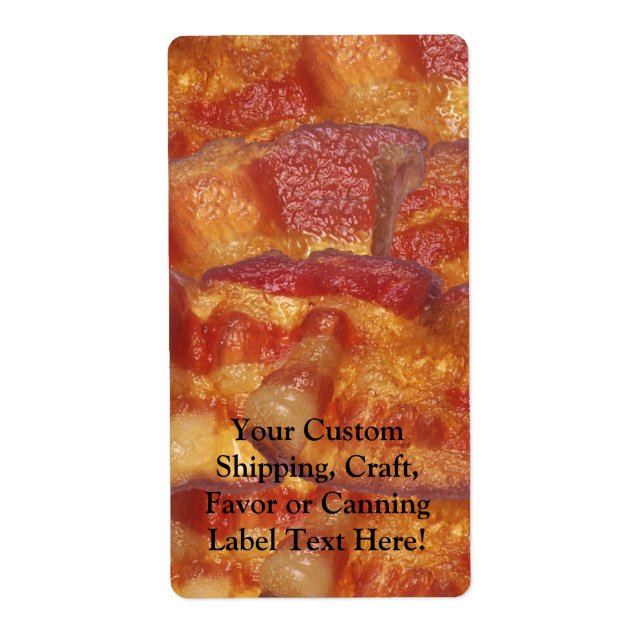 Etiqueta Fried Bacon Strip (Frente)