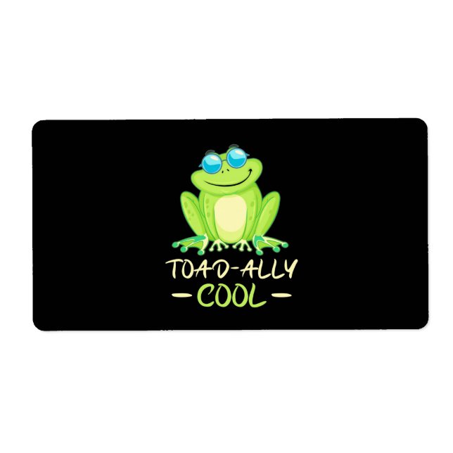 Etiqueta Frog Toadally Guay (Frente)