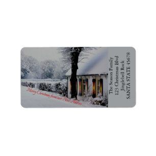 Etiqueta From our new Address Winterwonderland