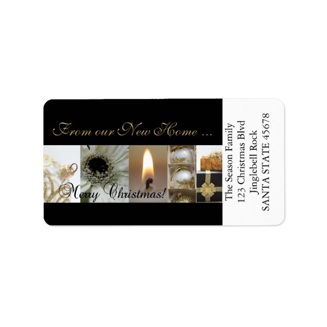 Etiqueta From our new Home Gold & Silver collage (Frente)