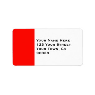 Etiqueta Frontera Roja de Apple Candy