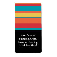 Fruity Tropical Tonal Stripes