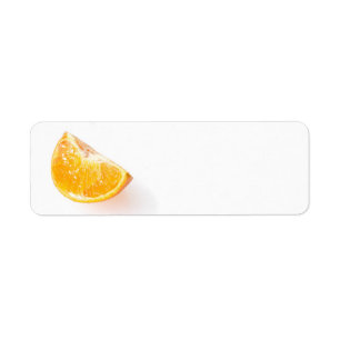 Etiqueta fruta naranja