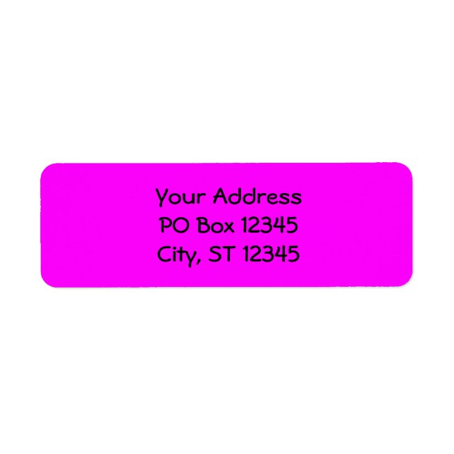 Etiqueta Fuchsia (Frente)