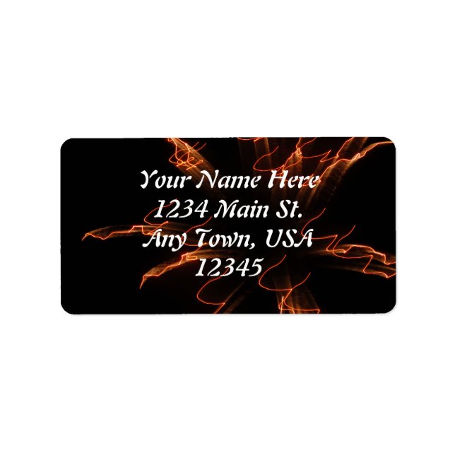 Etiqueta Fuegos artificiales 3 (Frente)