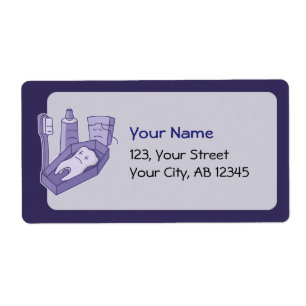 Etiqueta Funeral dental