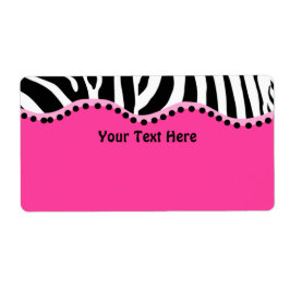 Etiqueta Funky Zebra Avery Label