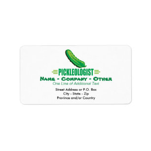 Etiqueta Funny Pickle