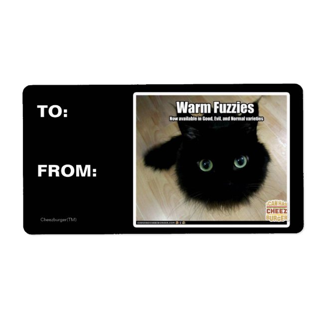 Etiqueta Fuzzies cálidos (Frente)