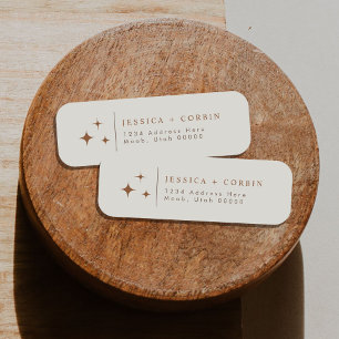 Etiqueta GALA Bohemian Terracotta Celestial Return Address