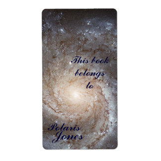 Etiqueta Galaxia Bookplate