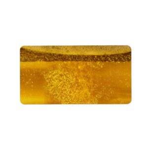 Etiqueta Galaxia de Cerveza a espuma cefálica celeste