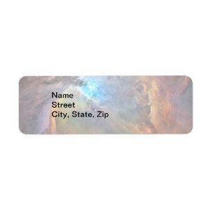 Etiqueta Galaxia del espacio de nebulosa de Orión claro, ZG