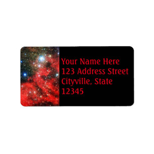 Etiqueta Galaxia Dustada De Oro Caído