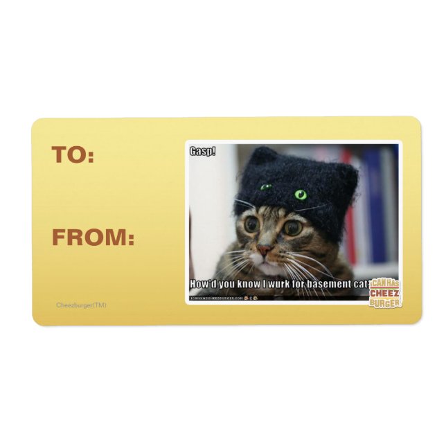 Etiqueta ¡Gasp! (Frente)