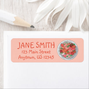 Etiqueta Gastronomía hawaiana Ahi Tuna Poké Bowl Hawaii Com