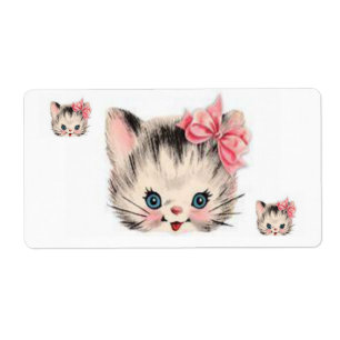 Etiqueta Gatitos de Pascua