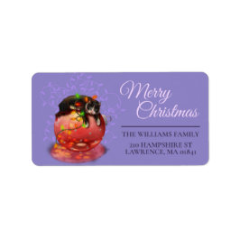 Etiqueta Gato de pequeños Navidades ilumina la magia de inv