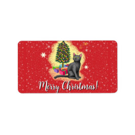 Etiqueta Gato navideño
