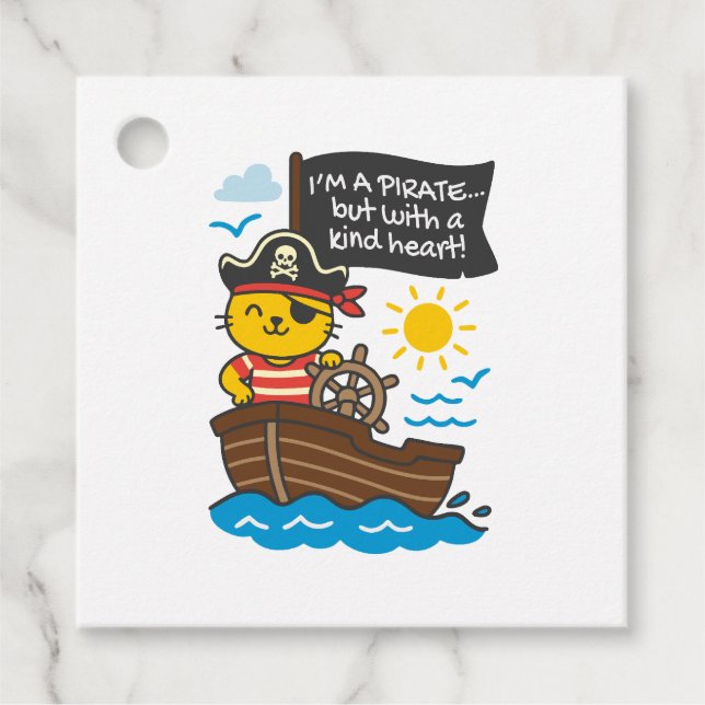 Etiqueta gato pirata (Anverso)