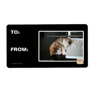 Etiqueta Gatos lol con USB