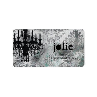 Etiqueta GC | Jolie Chandelier Gray Damask