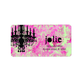 Etiqueta GC | Jolie Chandelier Pink Lime Damask