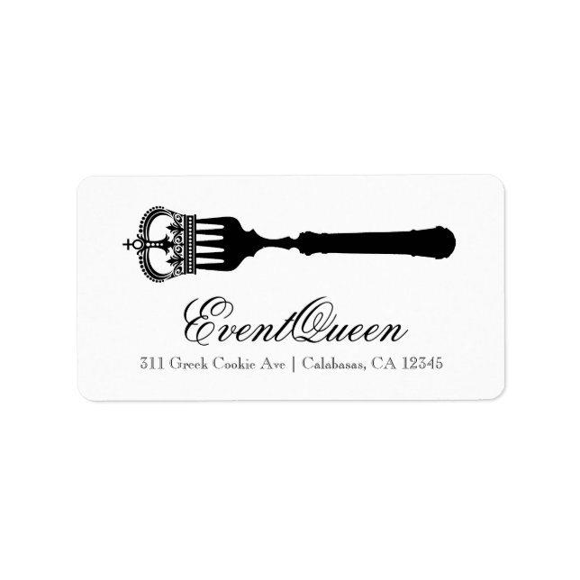 Etiqueta GC Queen Fork (Frente)