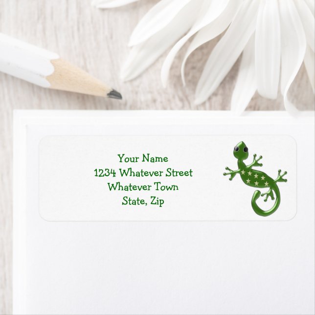 Etiqueta Gecko Lizard (In situ)