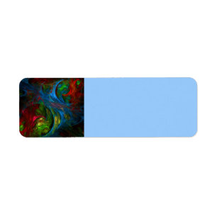 Etiqueta Génesis Arte abstracto azul