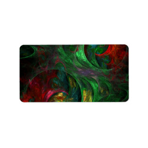 Etiqueta Génesis Arte abstracto verde