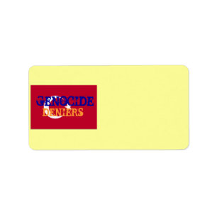 Etiqueta Genocide Deniers Address Labels