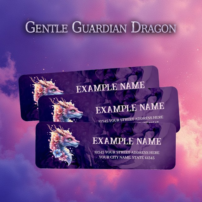 Etiqueta Gentle Guardian Dragon. (Subido por el creador)